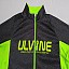 B574번] ULVINE 검정+녹색 긴팔져지 / M / 호칭 95