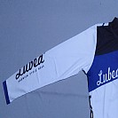 B710번] LUBEA 흰색+검정+파란색 긴팔져지 / 90, 95, 100, 105